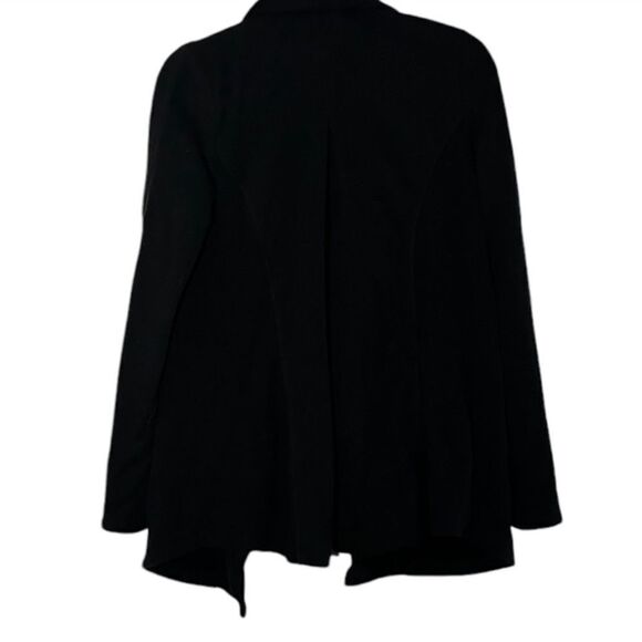 Anthropologie Saturday Sunday Black Convertible Hooded Open Cardigan Size Medium - Picture 3 of 9
